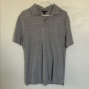 Banana Republic Heather Gray Polo Shirt